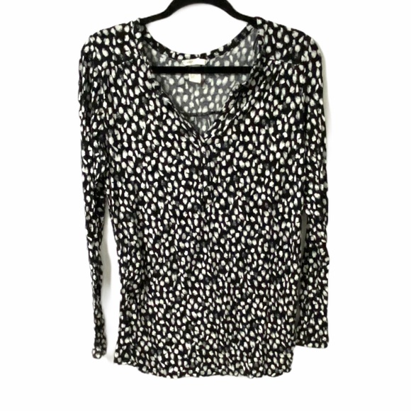 H&M MAMA Black & White Long Sleeve Shirt - Picture 1 of 5